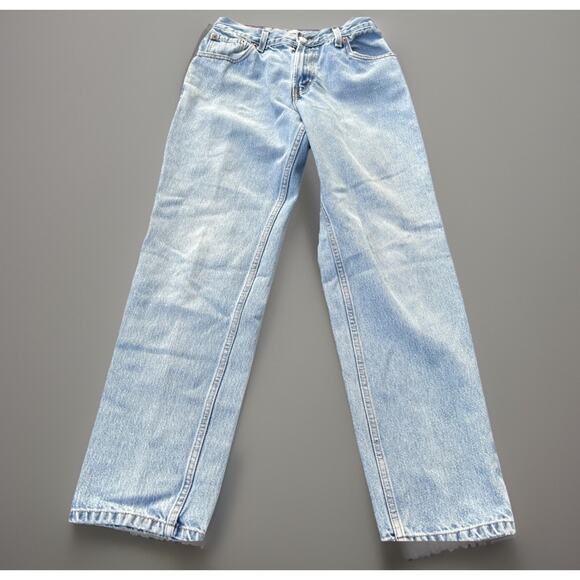 VTG Levi's 550 Jeans Womens 6 Light Wash Relaxed Fit Tapered High Rise Y2K 07 - Picture 1 of 9